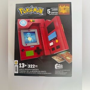 MEGA Pokémon Building Toys Set, Kanto Region Pokédex with 322 Pieces